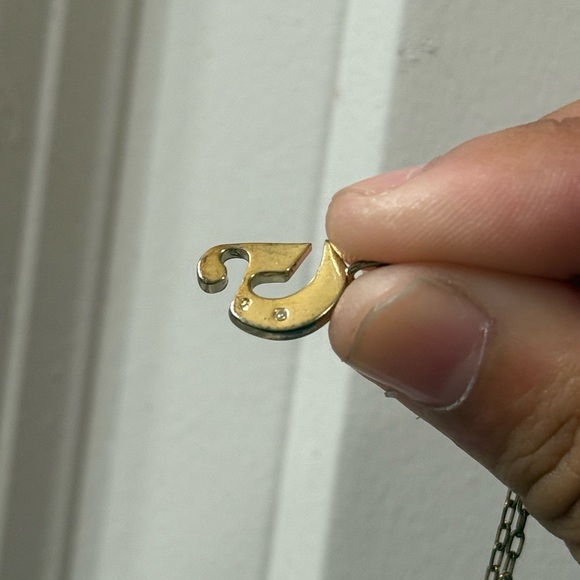 Glossier Gold Kit “G” Necklace (ONLY NECKLACE) - Picture 5 of 6